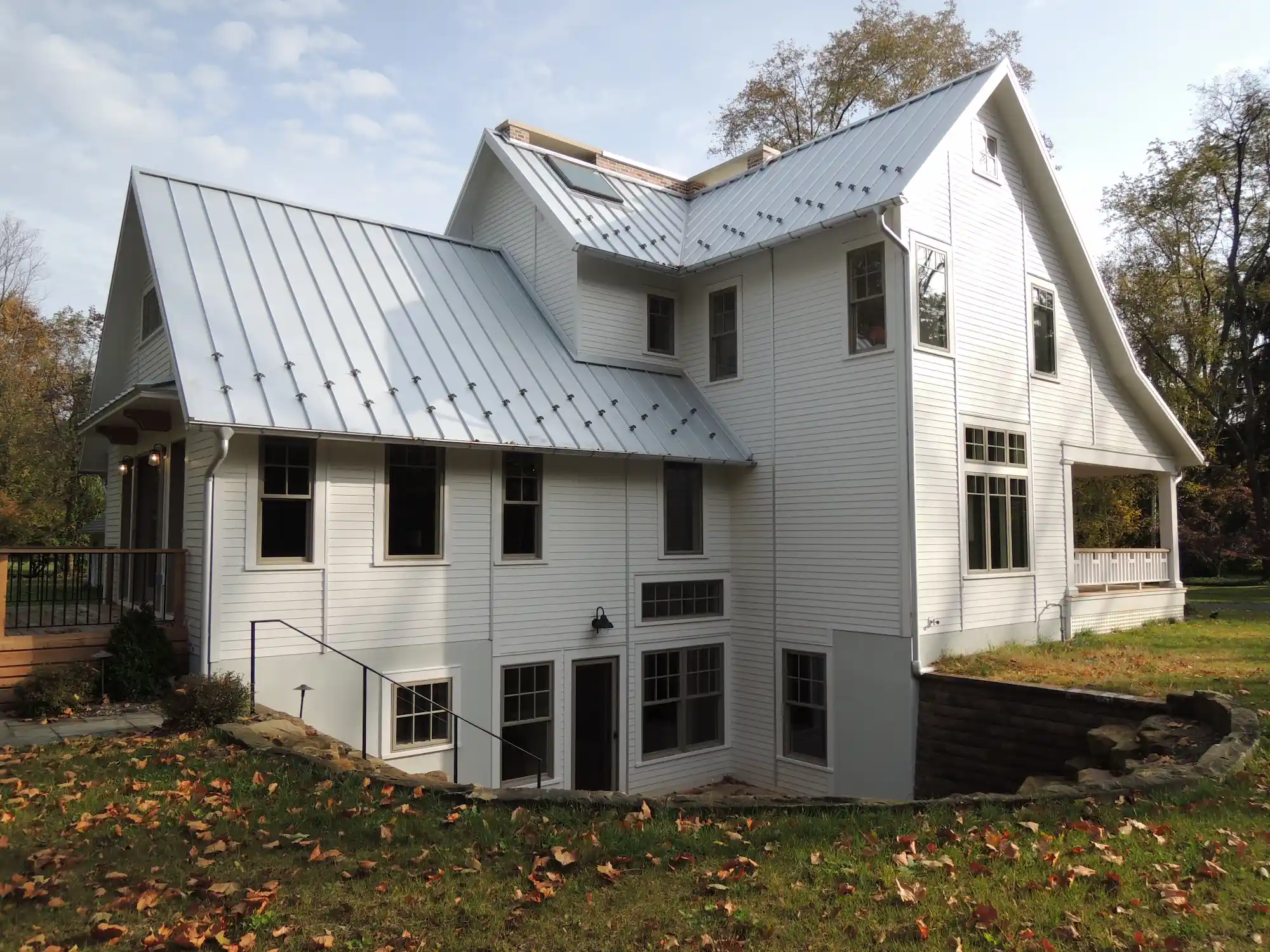 Exterior rear of the house