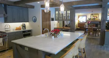 Kitchen looking towards the dining area