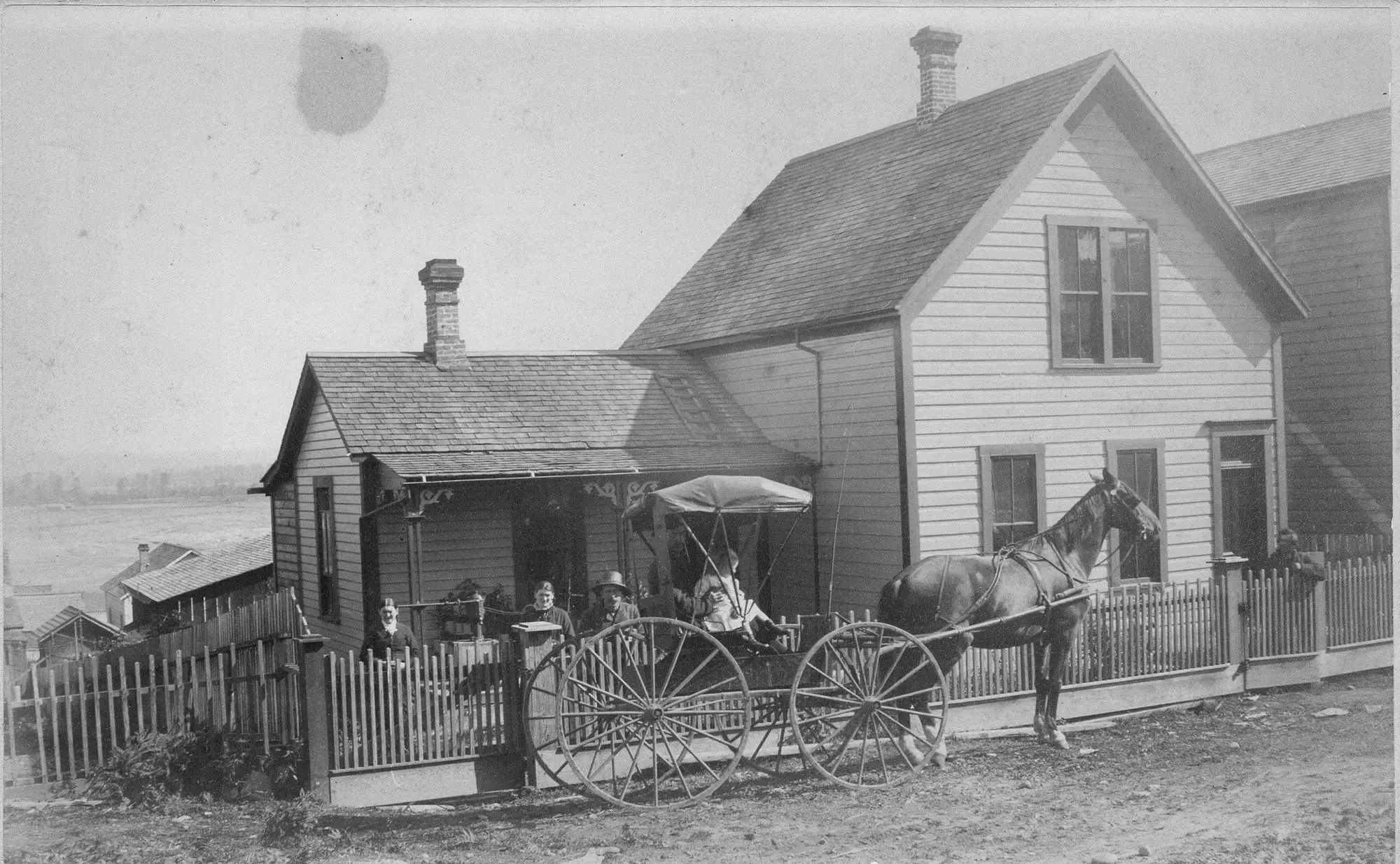 Upright And Wing photo with house and buggy